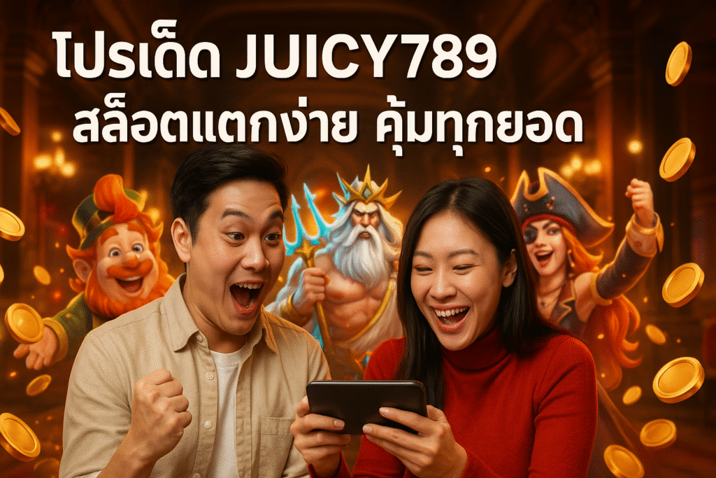 โปรเด็ด JUICY789 สล็อตแตกง่าย คุ้มทุกยอด