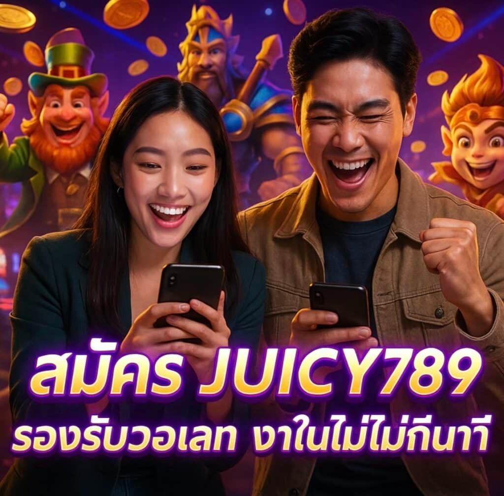 สมัคร JUICY789 รองรับวอเลท ง่ายในไม่กี่นาที